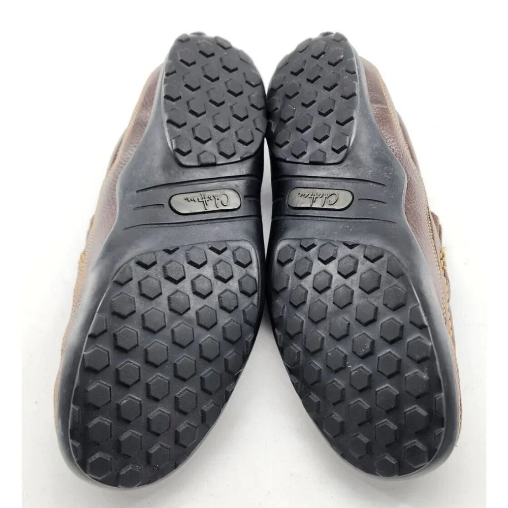 Cole Haan Brown Leather Tucker Venetian Slip-On Loafers Shoe Men's Size 10M‎